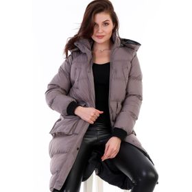 Dewberry Z6736 Camel Kadın Mont