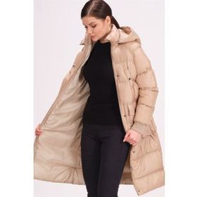 Dewberry Z6736 Camel Kadın Mont