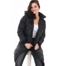 Dewberry Z6736 Camel Kadın Mont