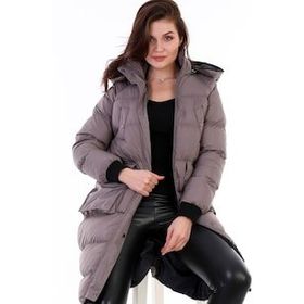 Dewberry Z6736 Gri Kadın Mont