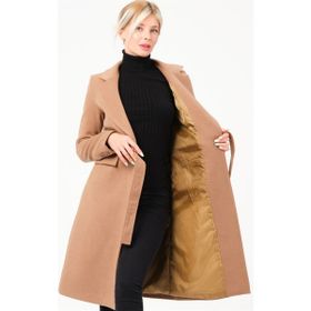 Dewberry Z6739 Camel Kadın Kaban