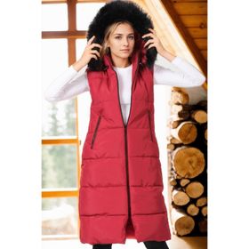 Dewberry Z6741 Bordo Kadın Yelek