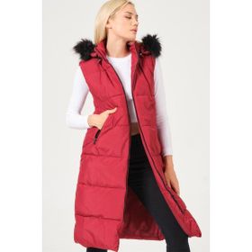 Dewberry Z6741 Bordo Kadın Yelek
