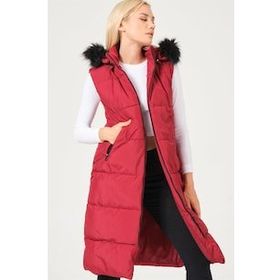Dewberry Z6741 Bordo Kadın Yelek