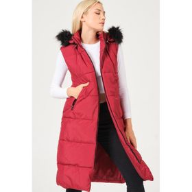 Dewberry Z6741 Bordo Kadın Yelek