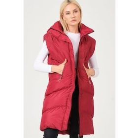 Dewberry Z6743 Bordo Kadın Yelek
