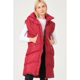 Dewberry Z6743 Bordo Kadın Yelek