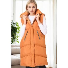 Dewberry Z6743 Camel Kadın Yelek