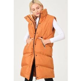 Dewberry Z6743 Camel Kadın Yelek
