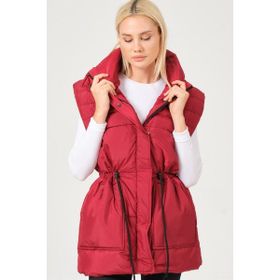 Dewberry Z6747 Bordo Kadın Yelek