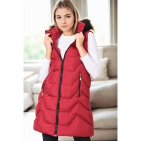 Dewberry Z6761 Bordo Kadın Yelek