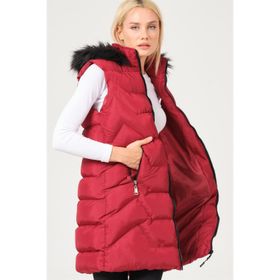 Dewberry Z6761 Bordo Kadın Yelek