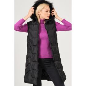 Dewberry Z6761 Siyah Kadın Yelek