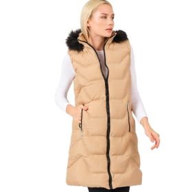 Dewberry Z6761 Vizon Kadın Yelek