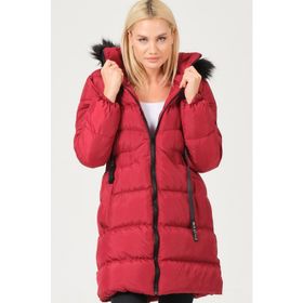 Dewberry Z6764 Bordo Kadın Kaban