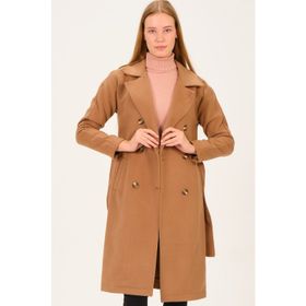 Dewberry Z6765 Camel Kadın Palto