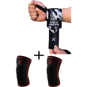 Dex Supports Knee Sleeve 2'li Fitness Spor Antrenman Dizliği