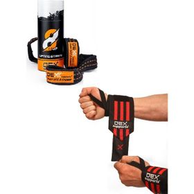 Dex Supports Wrist Wraps Kırmızı Siyah Fitness Aksesuarı
