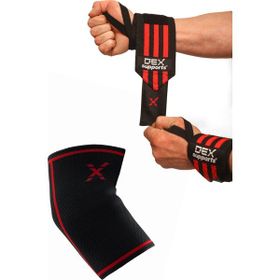 Dex Supports Wrist Wraps Kırmızı Siyah Fitness Aksesuarı