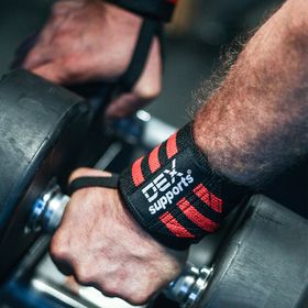 Dex Supports Wrist Wraps Kırmızı Siyah Fitness Aksesuarı