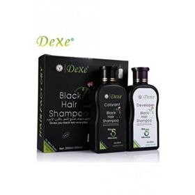 Dexe Black Hair 2x200 ml Saç Renklendirici Bakım Şampuanı