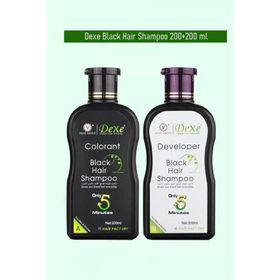 Dexe Black Hair 2x200 ml Saç Renklendirici Bakım Şampuanı