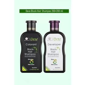 Dexe Black Hair 2x200 ml Saç Renklendirici Bakım Şampuanı