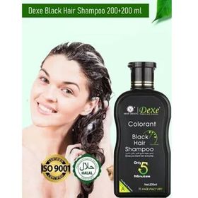 Dexe Black Hair 2x200 ml Saç Renklendirici Bakım Şampuanı