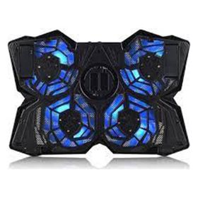 Dexim DNA001 4 Fan Ledli Siyah Stand Notebook Soğutucu