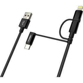 Dexim DWA0003 3 in 1 MFI Lisanslı Şarj Kablosu