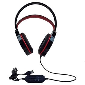 Dexim Slayer USB Profesyonel Mikrofonlu Kırmızı Oyuncu Kulaklığı