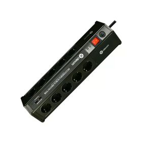 Dexim SP10BG 10 Port Akım Koruyucu 2XUSB Priz