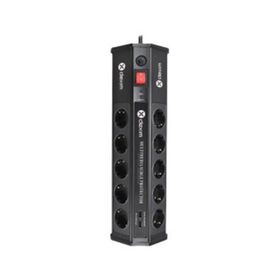 Dexim SP10BG 10 Port Akım Koruyucu 2XUSB Priz