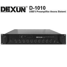 Dexun D-1010 USB Anons Sistemi Preamplifier