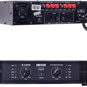 Dexun D-2300 Çift Kanal 2x200W Power Amfi