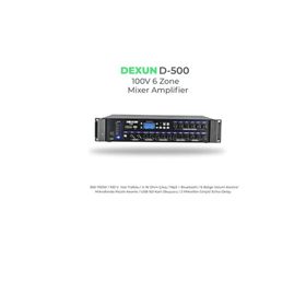Dexun D-500 100V 6 Bölgeli Mikser Anfi