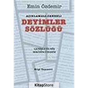 Deyimler Sözlüğü / Emin Özdemir / Bilgi Yayınevi