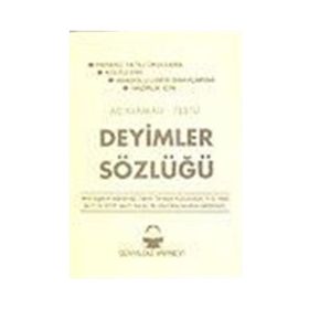 Deyimler Sözlüğü Orta Boy - ogretmen mufit aksakal