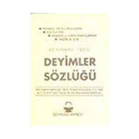 Deyimler Sözlüğü Orta Boy - ogretmen mufit aksakal