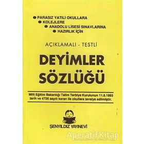 Deyimler Sözlüğü Orta Boy - ogretmen mufit aksakal
