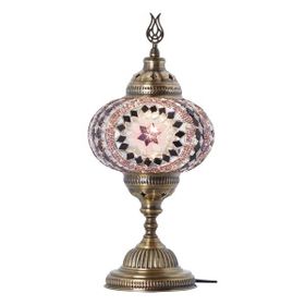 Dez Home Dezhome Masaüstü Otantik Mozaik Lamba Renkli Bohem Abajur