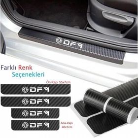 Dfm 4 Adet Karbon Kapı Eşiği Sticker