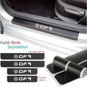 Dfm 4 Adet Karbon Kapı Eşiği Sticker