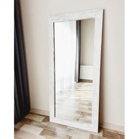 Dfn Wood Masif Ahşap Dikdörtgen Dekoratif Duvar Aynası