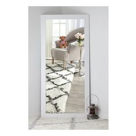 Dfn Wood Mdf Dikdörtgen Beyaz Duvar Salon Boy Aynası