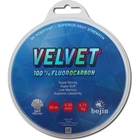 Dft Bojin Velvet Fluoro Carbon 50 mt 0.30 mm Misina