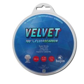 Dft Bojin Velvet Fluoro Carbon 50 mt 0.30 mm Misina