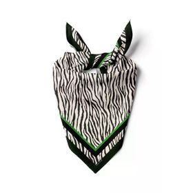 DG01282-22 Siyah Beyaz Zebra Desenli 50x50 cm Bandana
