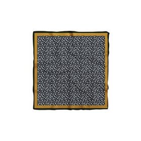 DG01532-22 Siyah Beyaz Geometrik Desenli 50x50 cm Bandana