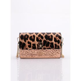 DGN 045 Leopar - Kahve Kadın Mini Çapraz Çanta